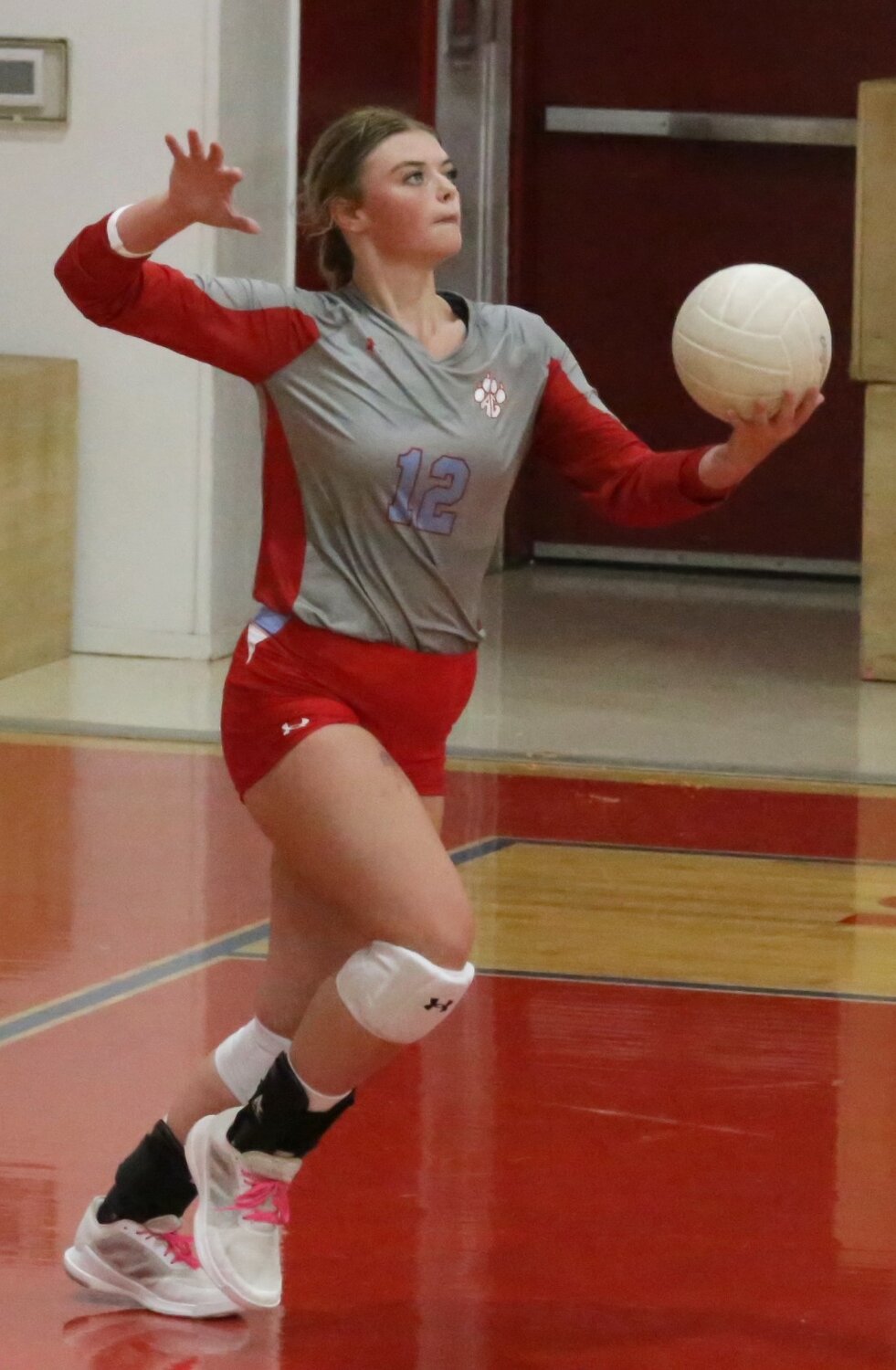 Alexis Wilmut offered up four consecutive aces in action against Brook Hill.